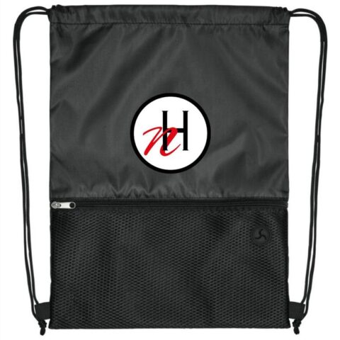 Gymbag schwarz mit Logo