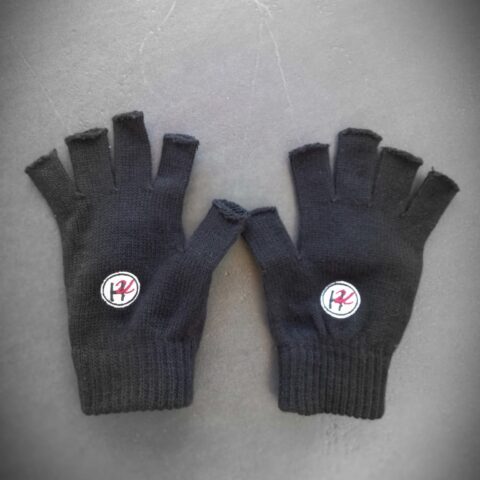 Fingerlose Handschuhe mit Logo