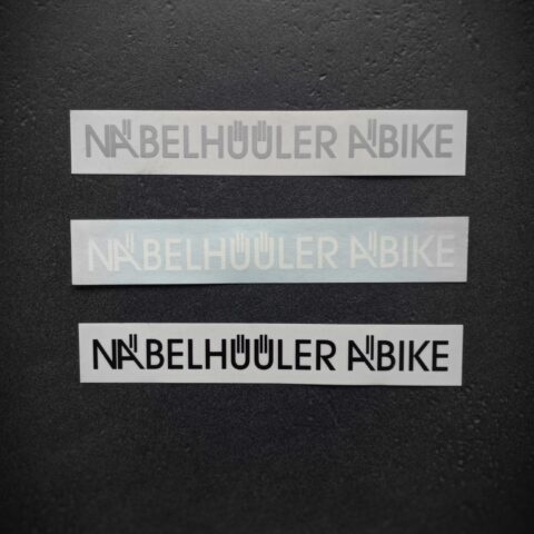 Aufkleber Näbelhüüler Schriftzug schwarz